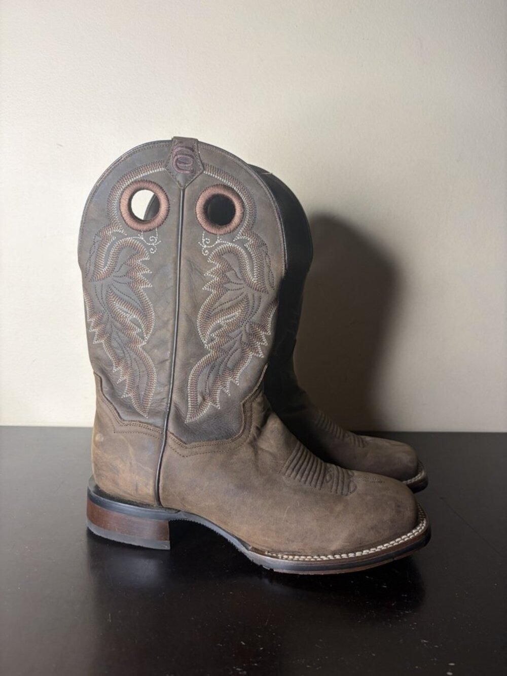 Dan Post Men's Abram Leather Boot Brown Size 8 EW